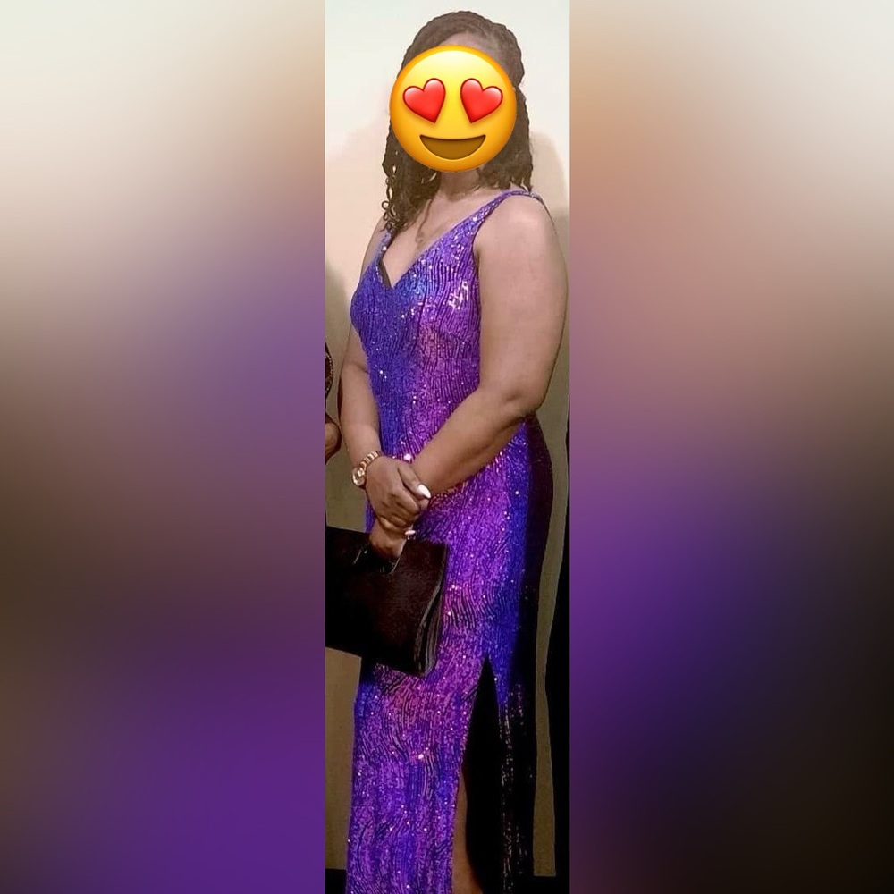 Night Way Collections Radiant Purple Dress